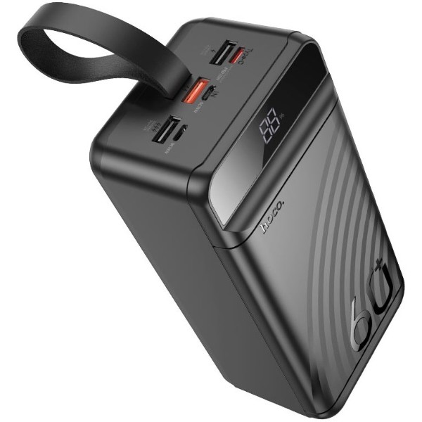 Фото - Батарея мобильная HOCO J123C Element 22.5W+PD20W 60000mAh Black (6942007612098)